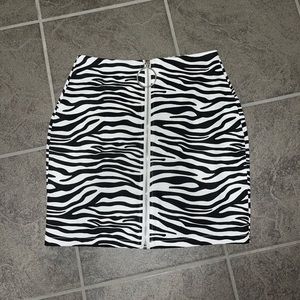 Zebra skirt